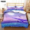 Whales And Girls Digital Print Polyester Bedding Sets Child Covers Duvet Cover Set For Teens Bedding Set Blue And Pink Covers