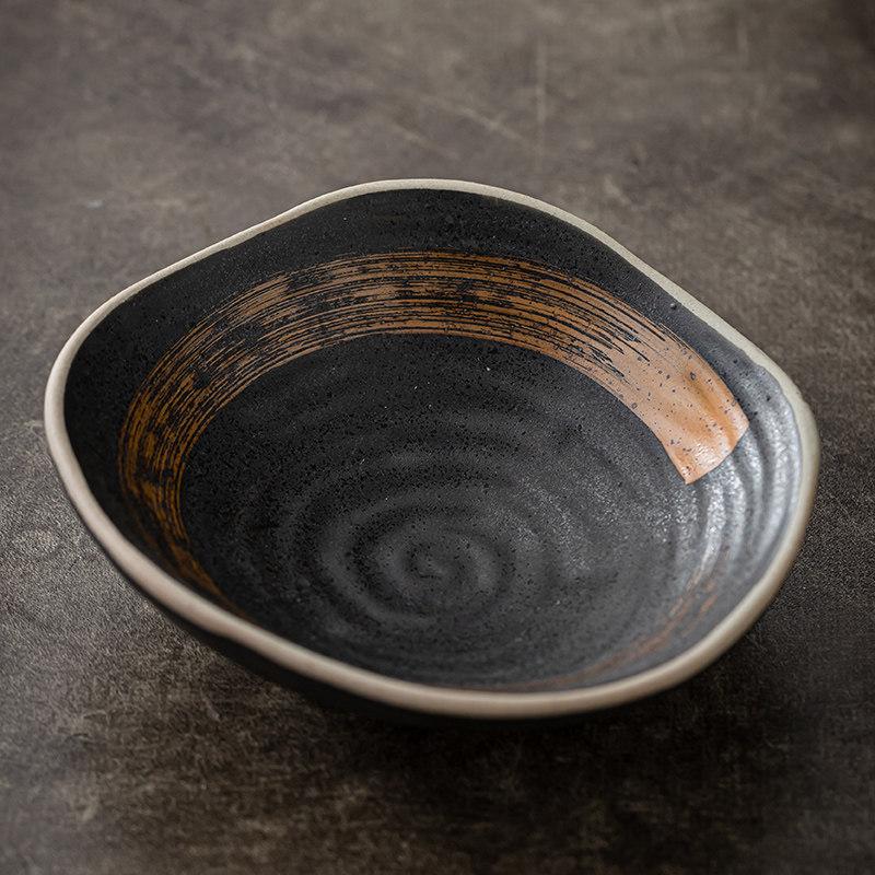 Ceramic Dinner Plate Sushi Appetizer Tableware High Foot Sushi Plate Dessert Plate Snack Plates Restaurant Specialty Tableware