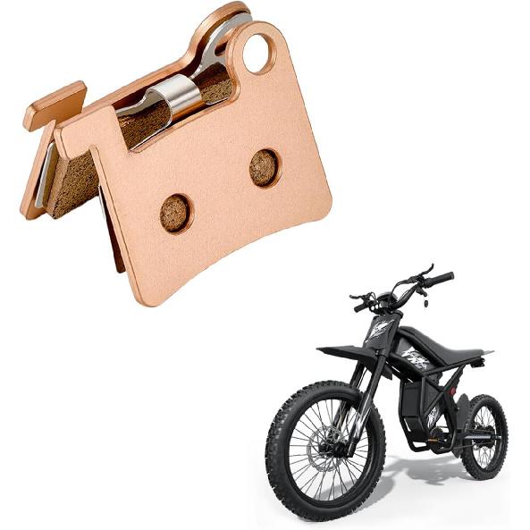 CHANGCHENG 2PCS Electric Dirt Bike Brake Pads,Copper Metal Sintering Effective Braking Disc Brake Pads for Ebike GT73 1PCS