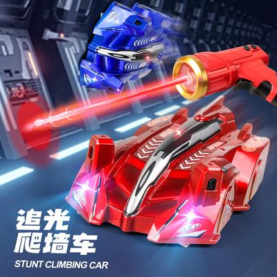 Dual-mode Light-chasing Wall-climbing Car Laser Remote Control Car Stunt Car Chenghai Children's Toys