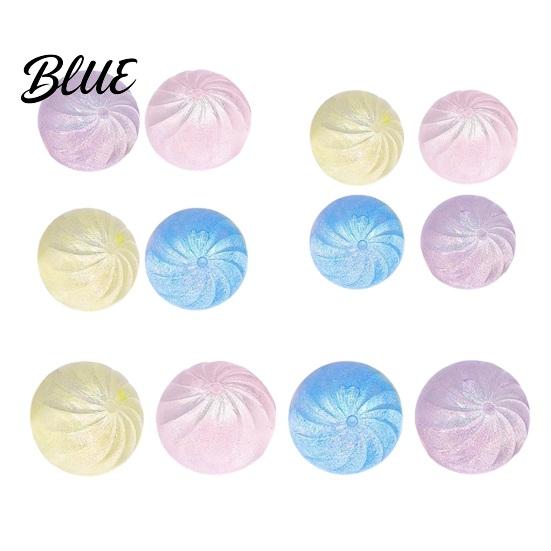 Realistic Bun Toy 1/2/4Pcs Clear Steamed Stress Relief Slow Rising Small Dumpling Compact Reliever Sensory Hand Relaxation Soft Dough Ball Squeeze