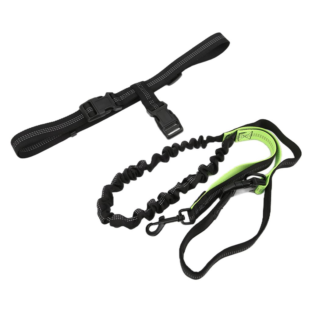 Pet Leash Adjustable Hands Free and Reflective Dog Running Rope with Waist Belt for Small Medium and Large Dogs