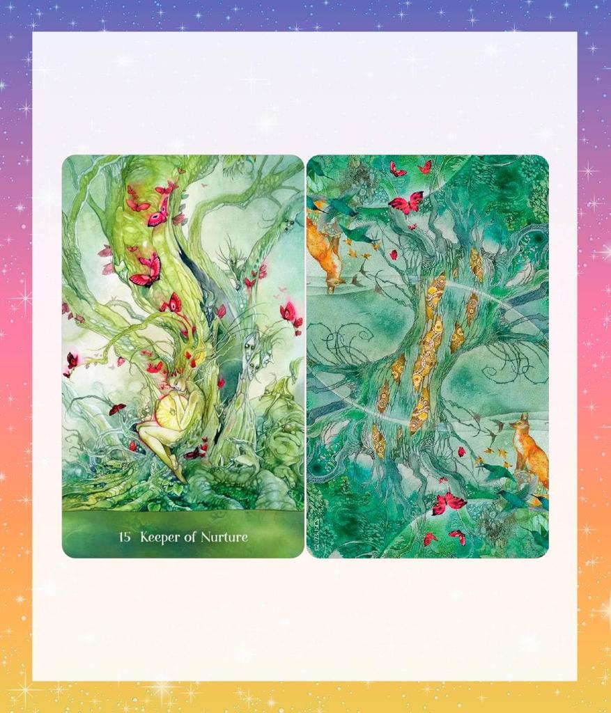 Tree Keepers Oracle Oracle Cards, Tarot Cards, Fortune Telling, with Japanese Instructions, by Lulucouture [Authentic]