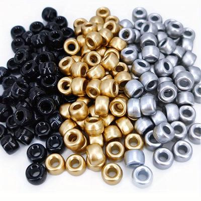 50/140KS 6x9mm volné malé koňské korálky, malé koňské korálky na výrobu náramků, vlasové korálky na copánky, řemeslné korálky na výrobu šperků