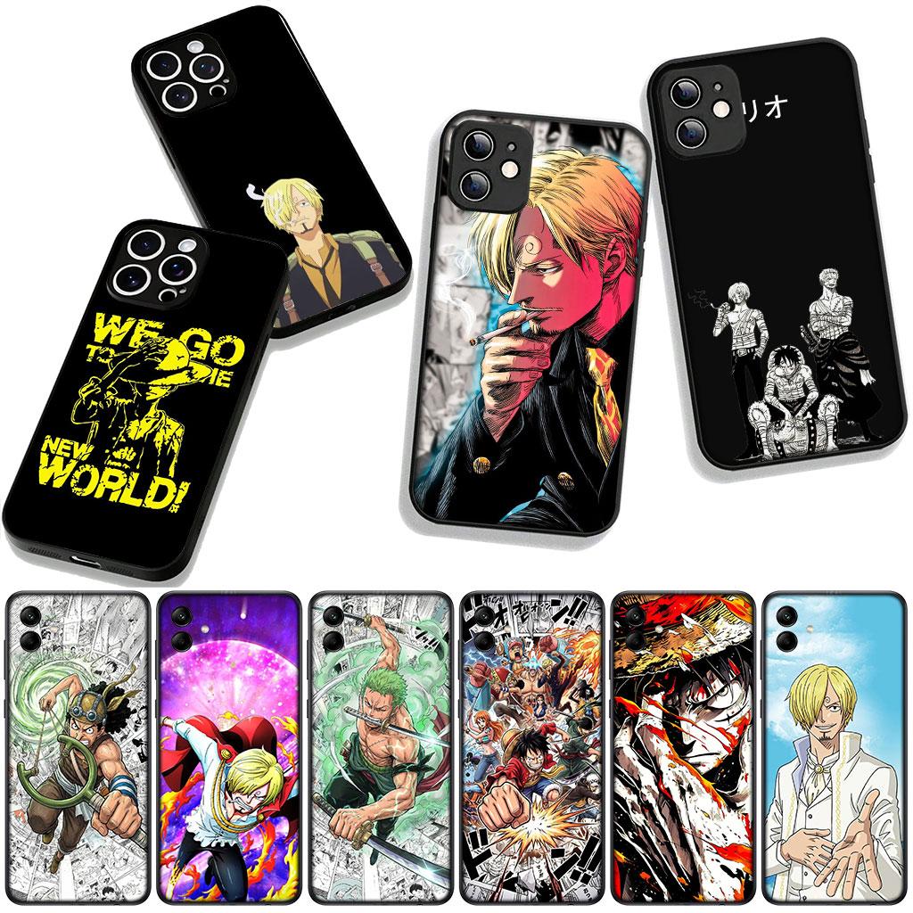 Cover for OPPO A54 A40 A60 A80 A18 A16 A17 A38 A78 A79 A57 A55 A3 Pro A96 A15 A12 Phone Case One Luffy Sanji Roronoa Zoro Piece