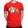 T-shirt da uomo Asterix e Obelix con Bor Magliette Fresche in Cotone Manica Corta T-shirt Girocollo Top Classici