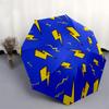 1pc Lightning bolts pattern Umbrella with Plastic Handle,Suitable for All Seasons Umbrellaptys26059