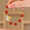 Imitation Hetian Yutu Fu Brand Bracelet Women's Design High-value Bracelet Girlfriend Gift