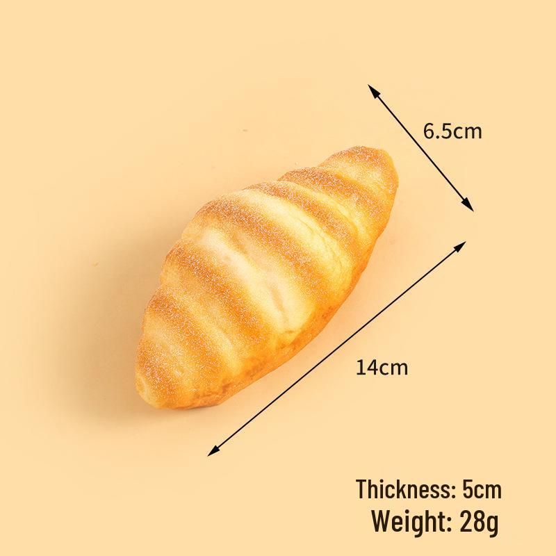 Baguette e Bruco in PU Sintetico, Oggetto di Scena per Esposizione, Decorazione o Servizi Fotografici