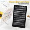 Magnetic Nail Display Board,Detachable,Nail Art Sample Color Plate Swatches Card Number Stickers For Salon Manicure