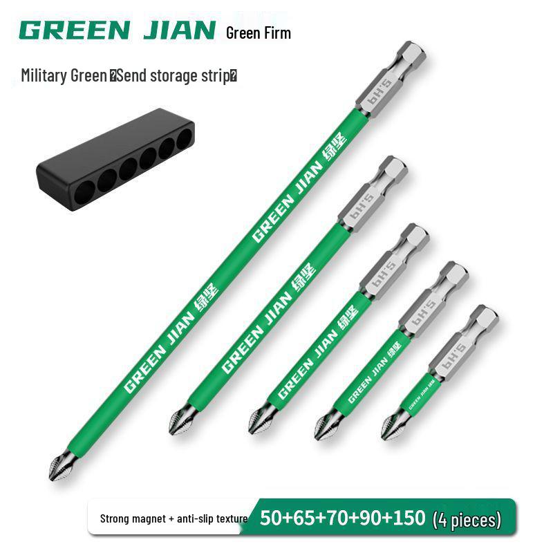 High-Strength Magnetic Electric Screwdriver Set with Impact Extended Bits