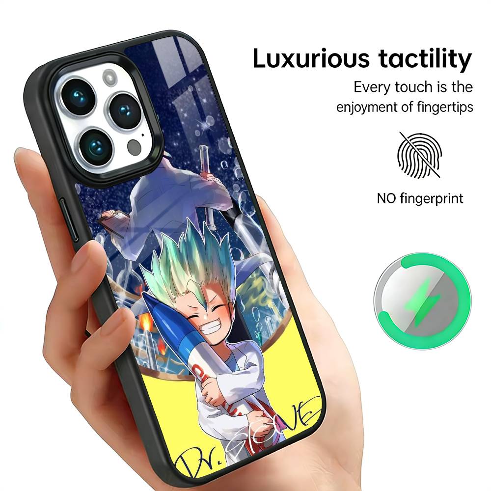 Dr S-STONE Phone Case For iPhone17,16,15,14,13,12,11 Plus,Pro Max, New Magnetic Wireless Charging