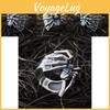 Retro Vintage Thai Silver Spider Ring For Women Adjustable Punk Style Fashionable Accessory