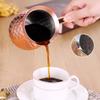 Turkish Coffee Pot with Long Handle Milk Frothing Pitcher Small Pot Greek Pot Coffee Moka Pot Butter Pot for Kitchen Men Gifts