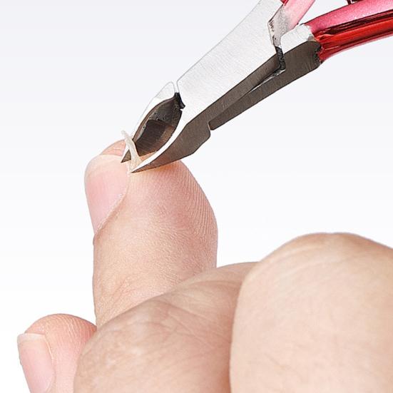 Stainless Steel Cuticle Trimmer Sharp Eagle Beak Nail Clippers for Precise Dead Skin & Hangnail Removal Manicure Pedicure Tool for Salon Home