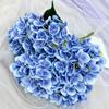 Elegant Hydrangea Artificial Flower Set With Silk Fabric For Home Decor And Wedding Arrangements