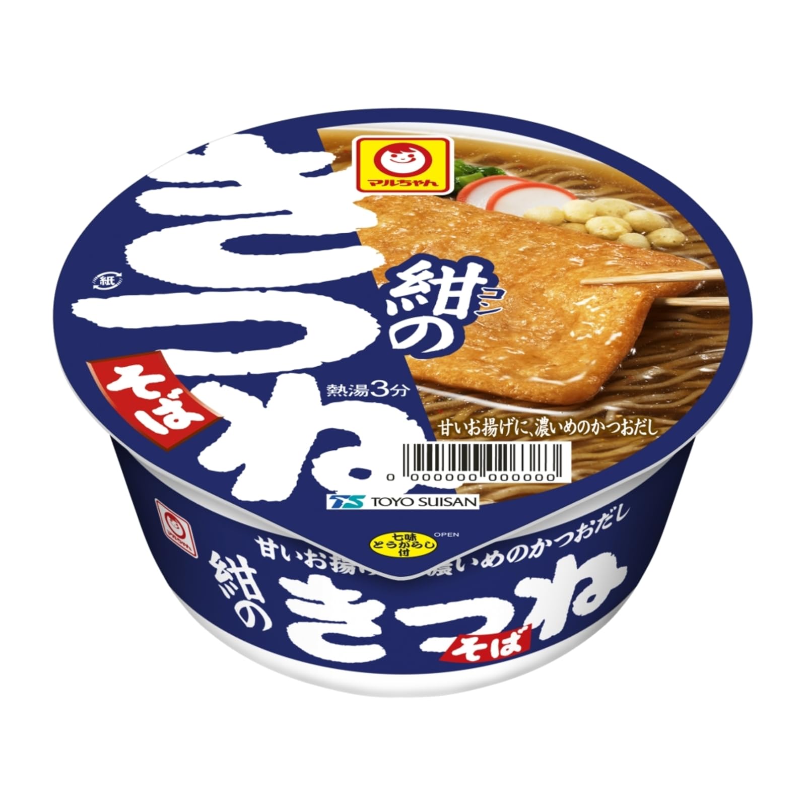 

Maruchan Navy Kitsune Soba x 12 чашек соба с гладкой собой бонито и ламинарией и сладким жареным Купить от Toyo Red Kitsune (чашки 88g) - В японском стиле