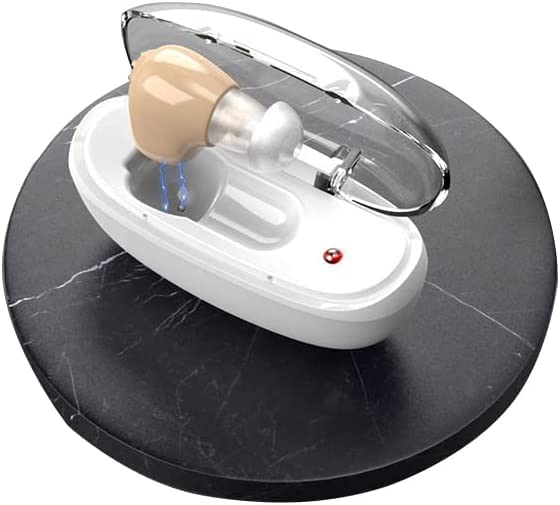 

Слуховой аппарат для обоих левого и правого ушей, внутриушной тип, с USB-подзарядкой, шумоподавление, зарядное устройство в комплекте, инструкция на японском языке