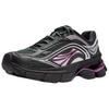 Li-Ning Comfortable Simple Shock Absorption Non-Slip Low-Top Running Shoes Women Sneaker Black Purple AGCU044-1