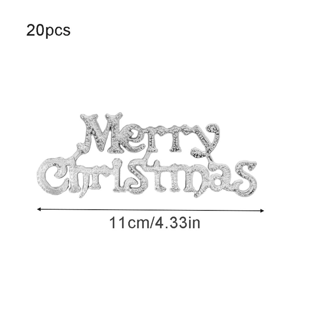

20pcs Merry Christmas Alphabet board, Christmas Tree ornaments,Christmas decoration accessories, Christmas Tree pendant plates