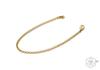 Bebello [Bs-385] 925 Silver Round Chain Bracelet (Gold Plating)