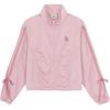 MLB Los Angeles Dodgers Pleated Windbreaker Loose Long Sleeve Jacket Women Jackets 3FWJB1463-07PKL