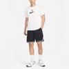Nike Kontraststreifen-Detail Kordelzug Gerade Shorts Herren Unterteile Schwarz DR7229-010