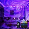 USB Galaxy Projector Aurora RGB 5V Night Lights Auto Rotating Sound Activated DMX Remote Control Home Theater Room Decorations