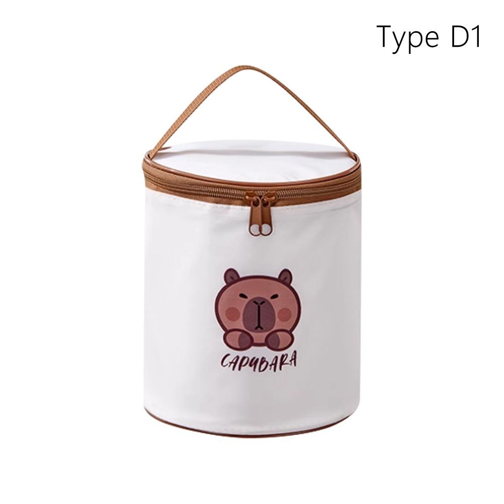 

Capybara Thermal Food Container Bag Portable Cooler Bag Insulated Lunch Bag for Students Adult D1