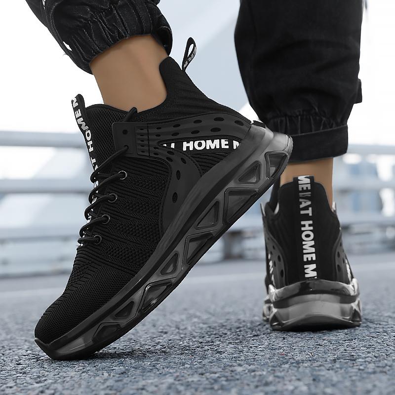 Male Casual Men Shoes Trainer Race Breathable Shoes Fashion Daily Versatile Anti Slip and Wear-resistant Outdoor Running Shoes