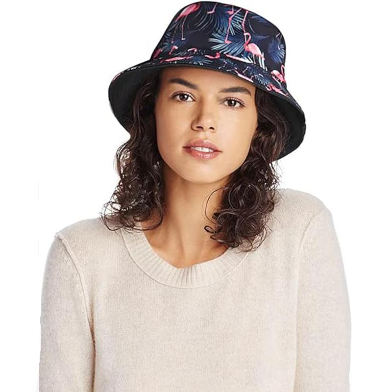 Unisex Bucket Hat Beach Sun Aesthetic Fishing Hat Summer Travel Beach Fisherman Cap Reversible Double-Side-Wear for Men Women
