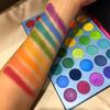39 Pop Colors Matte Shimmer Eyeshadow Palette Highlight Pigmented Colorful Long Lasting Waterproof Makeup Palette Cosmetics Metallic Color Natural