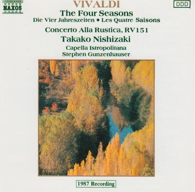 CD A. VIVALDI - Four Seasons 8550056 Naxos 1988 Germany ObiClassical Used