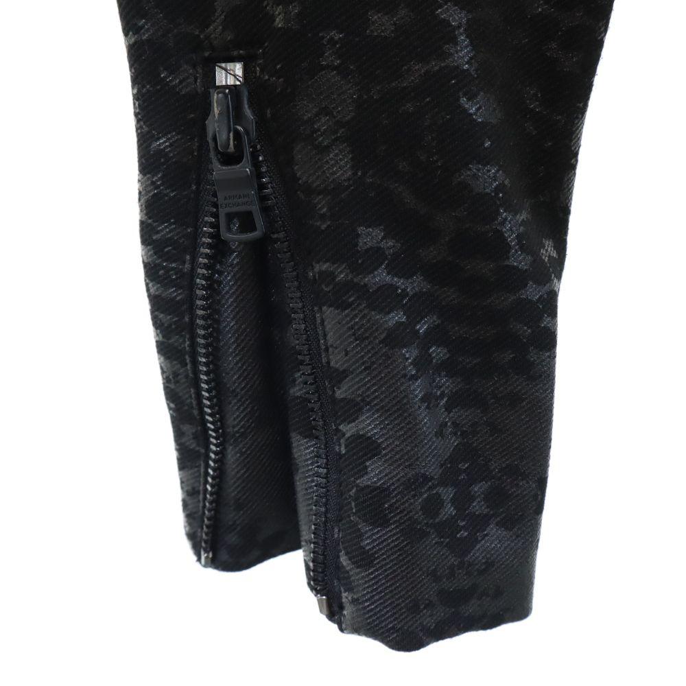 ARMANI EXCHANGE Overall handle Double riders jacket XS Black series Women Used