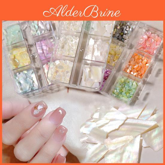 Easy Portable Ornament Nail 1box To Remove Universal Beautiful Shell Pieces For Home