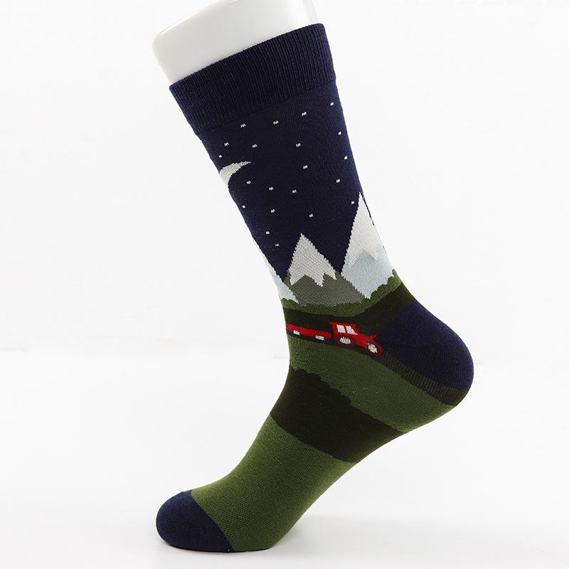 Women's Autumn and Winter Personality Street Tube Cotton Socks