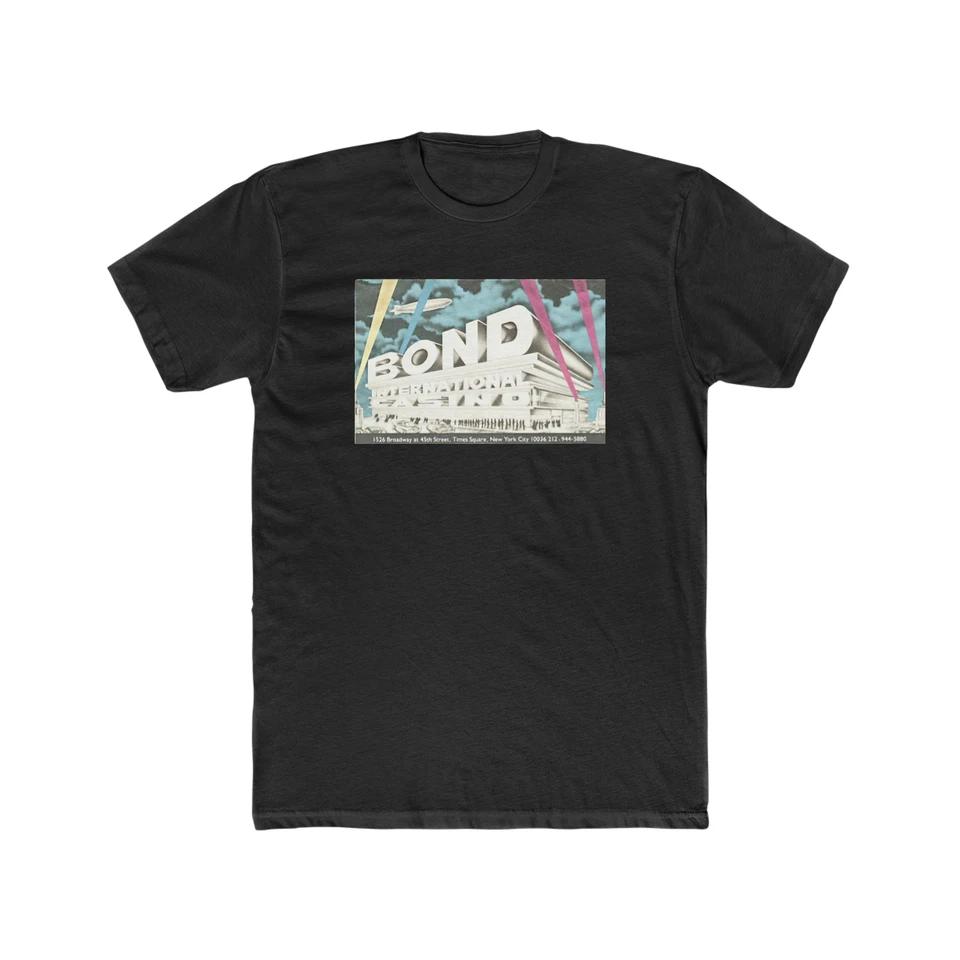 BOND Nightclub new York City Men s Cotton Crew Tee Bar House Music S