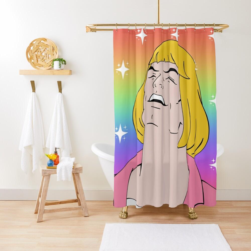 He-Man Shower Curtain Bath Curtain Cover Curtain Anime Shower Curtain W150xH180cm