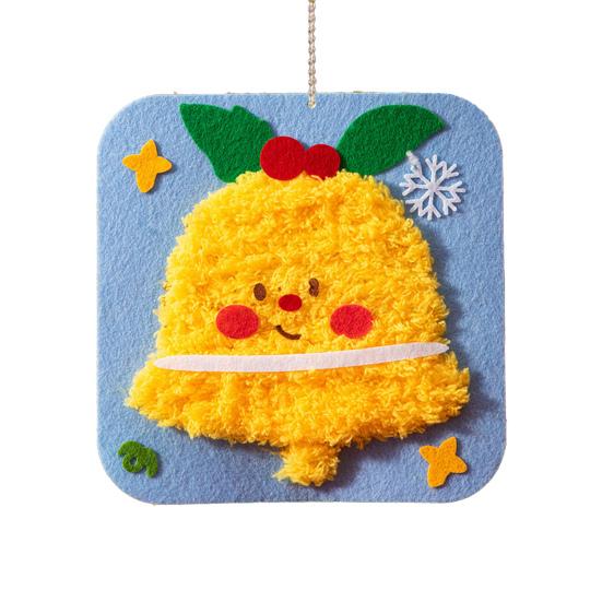 1/7/10Pcs Christmas Handmade DIY Material Bag Easy to Operate Embroidered Doll Set with Cartoon Animal Pattern Sewing Craft Kit