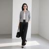 Elva' Island Women's Petite Loose Cable Knit Cardigan