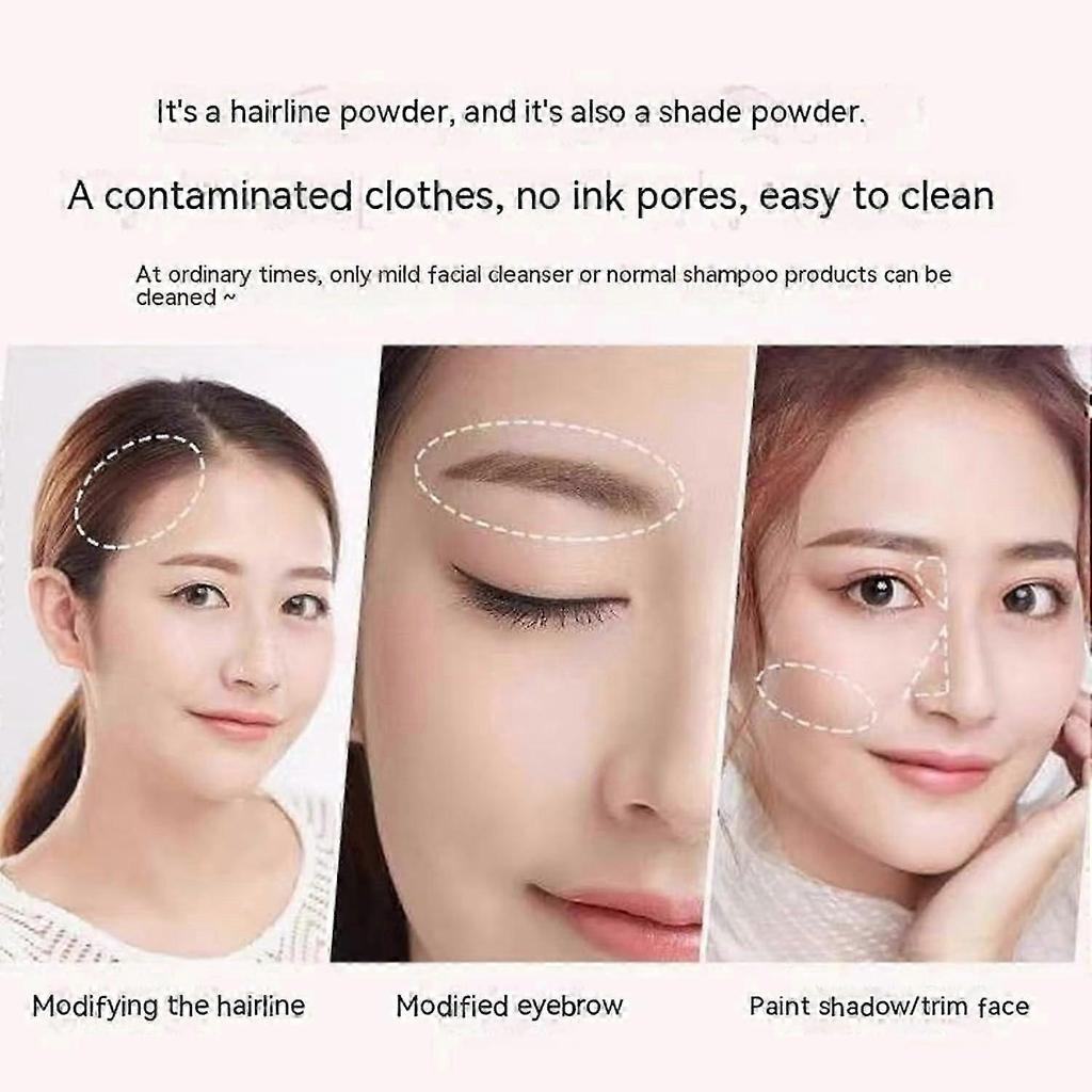 Magic Root Cover Up, Hairline Shadow Powder for Fill in the Forehead Hairline, Hair Line Touch-Up Instant Hair Shading Powder