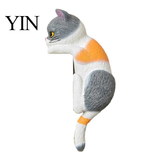 Cat Light Switch Cover 3D Sticker, Decorative Resin Wall Plate Cover, Cute Animal Removable Protection Sticker Stickers, Peel And Stick decorations