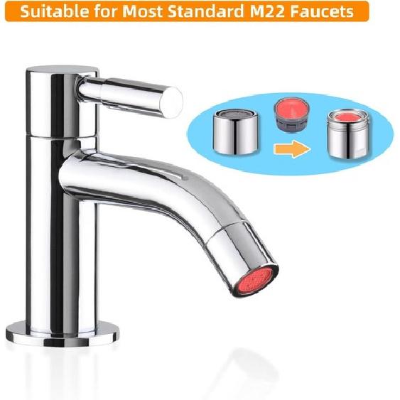 20 Pcs Faucet Aerator 2.2 GPM, ert Faucet Aerators Replacement Parts for B