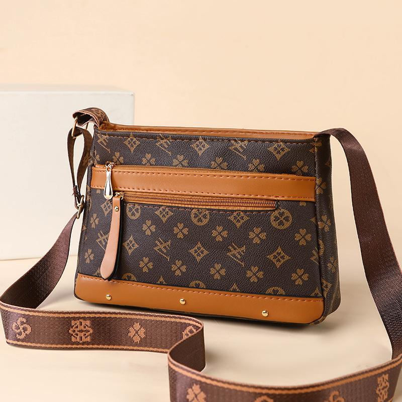 This Is A Versatile Autumn and Winter Women's Bag with A Large Capacity, Printed Loose Change and A Mobile Phone Bag for Women
