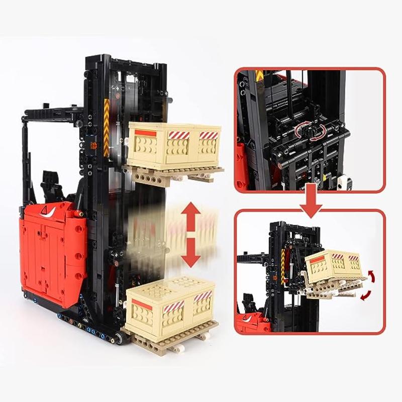 MOULD KING 17041 technologie Gabelstapler Baustein Modell Kinder Geburtstag Weihnachten Geschenke
