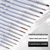Nylon Hair 15 Pcs Wire Line Drawing Pen for Ultra-fine Comic Art Line Detailing Birch Wood Sketching Watercolor Hand Paint Brush