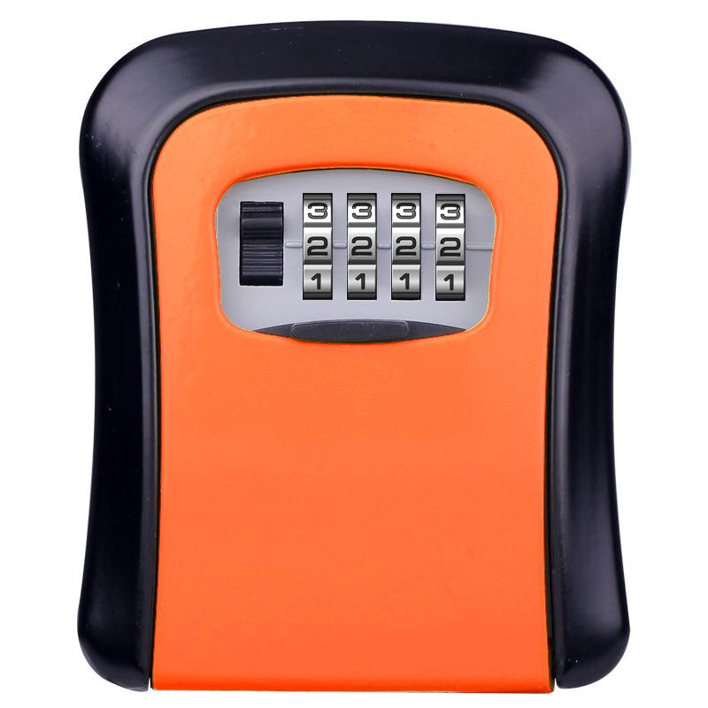 Wall-mounted Metal Key Box: Decorative Storage for Homestays