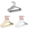Plastic Suede Baby Clothes Hangers With Nonslip Design For Kids Storage And Organization