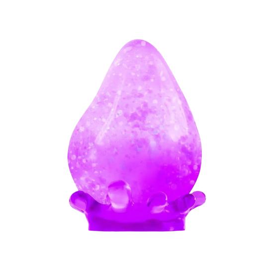 Glitter Waterdrop Stress Relief Toy Anxiety Reduction Water Drop Shape Sensory Toy with Sequins Inside Portable Decompression Stress Ball