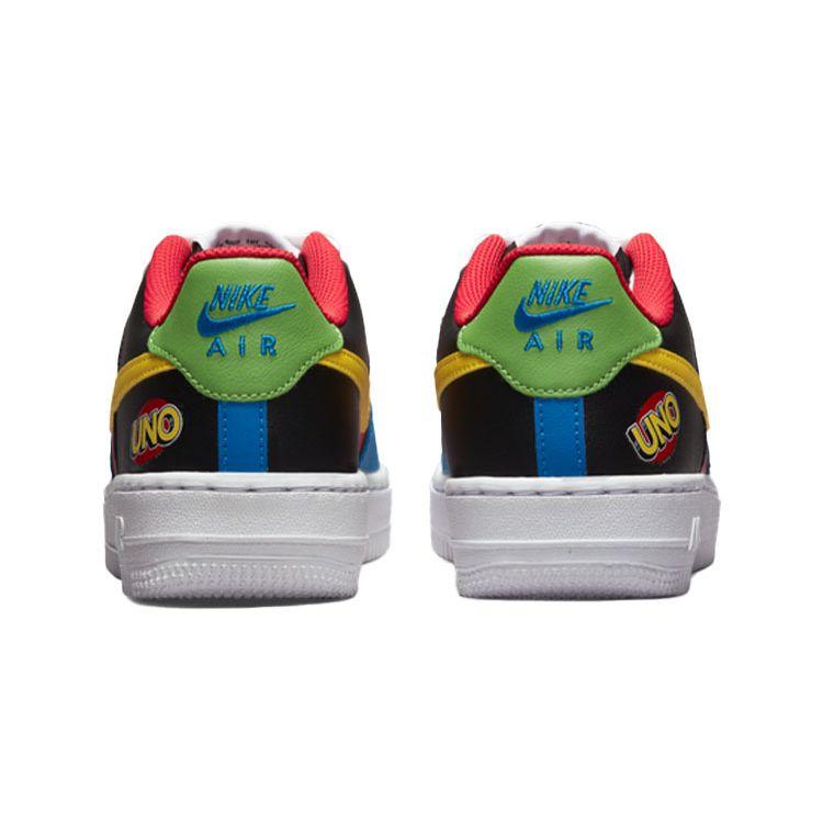 Nike X UNO Air Force 1 Low (GS) 50th Anniversary White Red Blue Gold DO6634-100